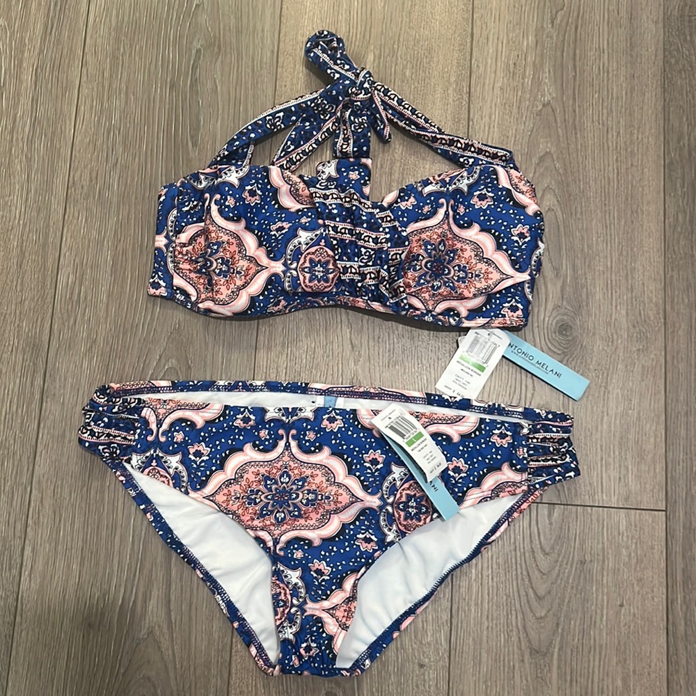 Blue/Pink Antonio Melani Bikini